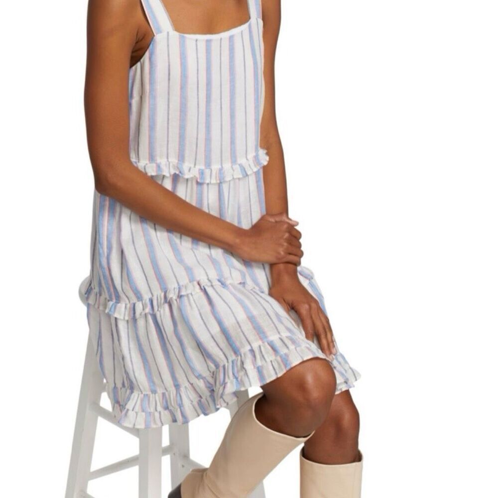 NWT Rails Sandy Tiered Ruffled Mini Dress. Size XS - Picture 3 of 11
